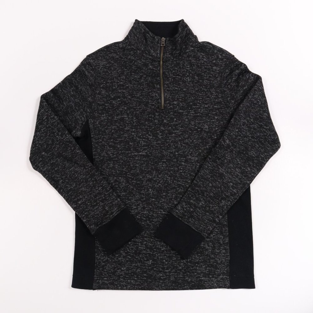 Merona Pullover Zippered Sweater 2 tone Women's	Black/ White	      Size	Small